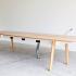 Table de conférence bois plaqué ébénisterie, Fabrication Française, gamme Mace - France Bureau 