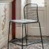 Tabouret d\'extérieur en fil d\'acier résistant, Gamme Malga tabouret - France Bureau