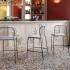 Tabouret d\'extérieur en fil d\'acier résistant, Gamme Malga tabouret - France Bureau