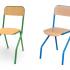 Chaise scolaire pour appui sur table pour cp, ce1, cm2, adulte, gamme Mat élémentaire - France Bureau