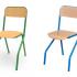 Chaise scolaire pour appui sur table pour cp, ce1, cm2, adulte, gamme Mat élémentaire - France Bureau