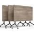 Table de réunion mobile et pliante plateau mélaminé, gamme Matese - France Bureau