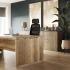 Bureau de direction mélaminé ou bois pieds panneaux, gamme Mediano - France Bureau