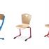 Chaise scolaire taille 4/5/6/7 en appui sur table, Fabrication Française, gamme Mélèze - France Bureau