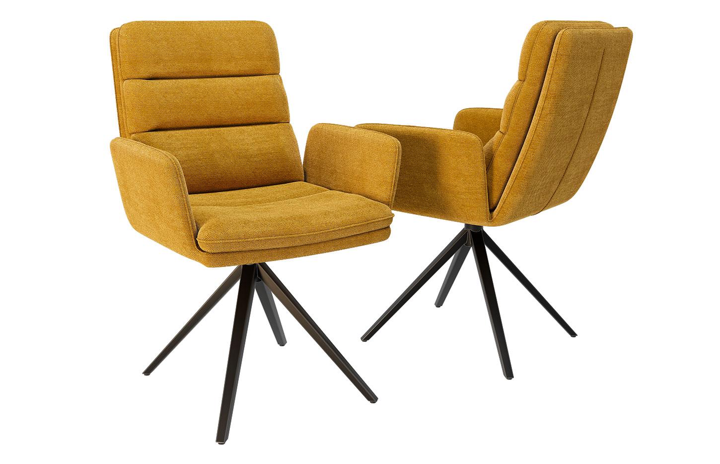 Fauteuil d\'accueil pivotant tout rembourrée avec accoudoirs - Gamme Melkki - France Bureau	
