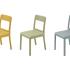 Chaises en polypropylène recycable dossier ajouré coloré, gamme Metica - France Bureau