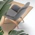 Fauteuil détente rembourrée confortable, gamme Miletto lounge - France Bureau