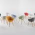 Chaise visiteur coque en polypropylène pieds en bois ou métal, gamme Miletto - France Bureau