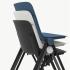 Chaise polyvalente avec monocoque en polypropylène et structure en acier, gamme Minho - France Bureau