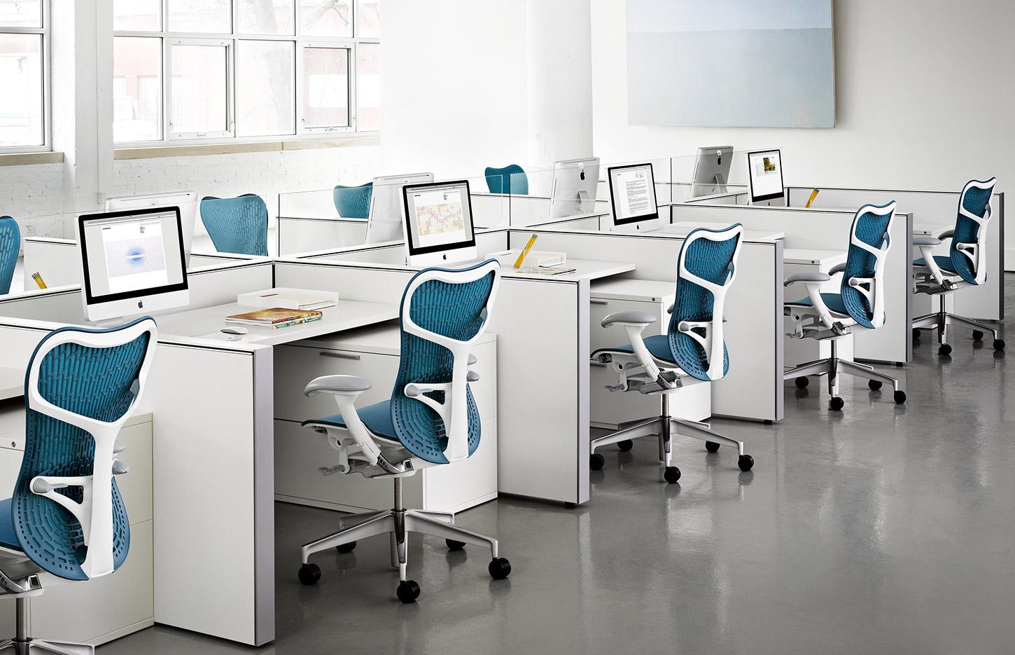 Siège de bureau Herman Miller dossier Butterfly ou Triflex, gamme Mirra 2 - France Bureau