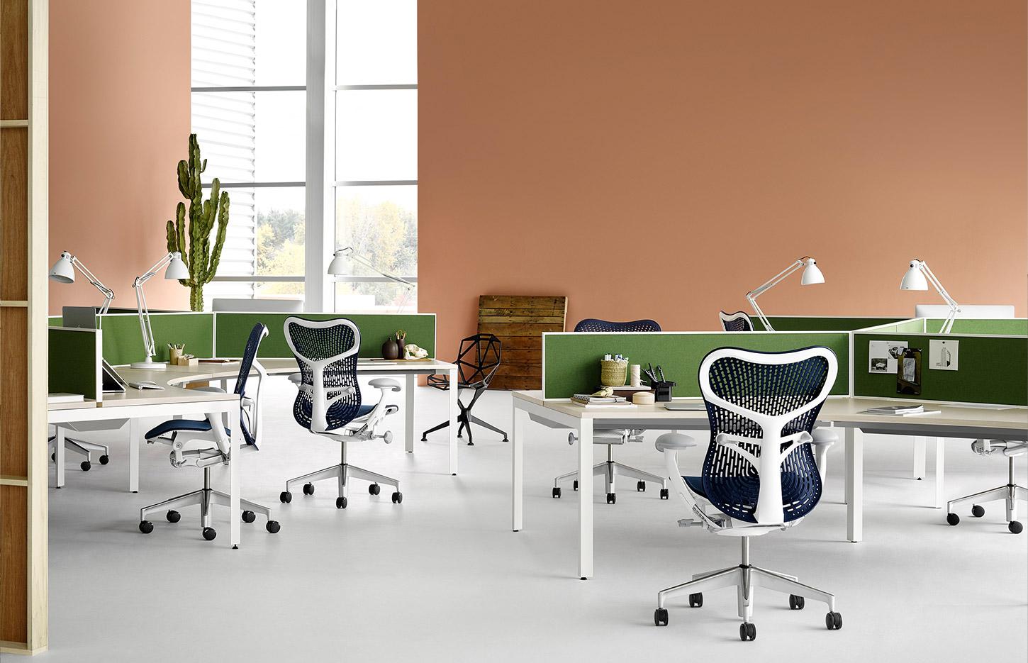 Siège de bureau Herman Miller dossier Butterfly ou Triflex, gamme Mirra 2 - France Bureau