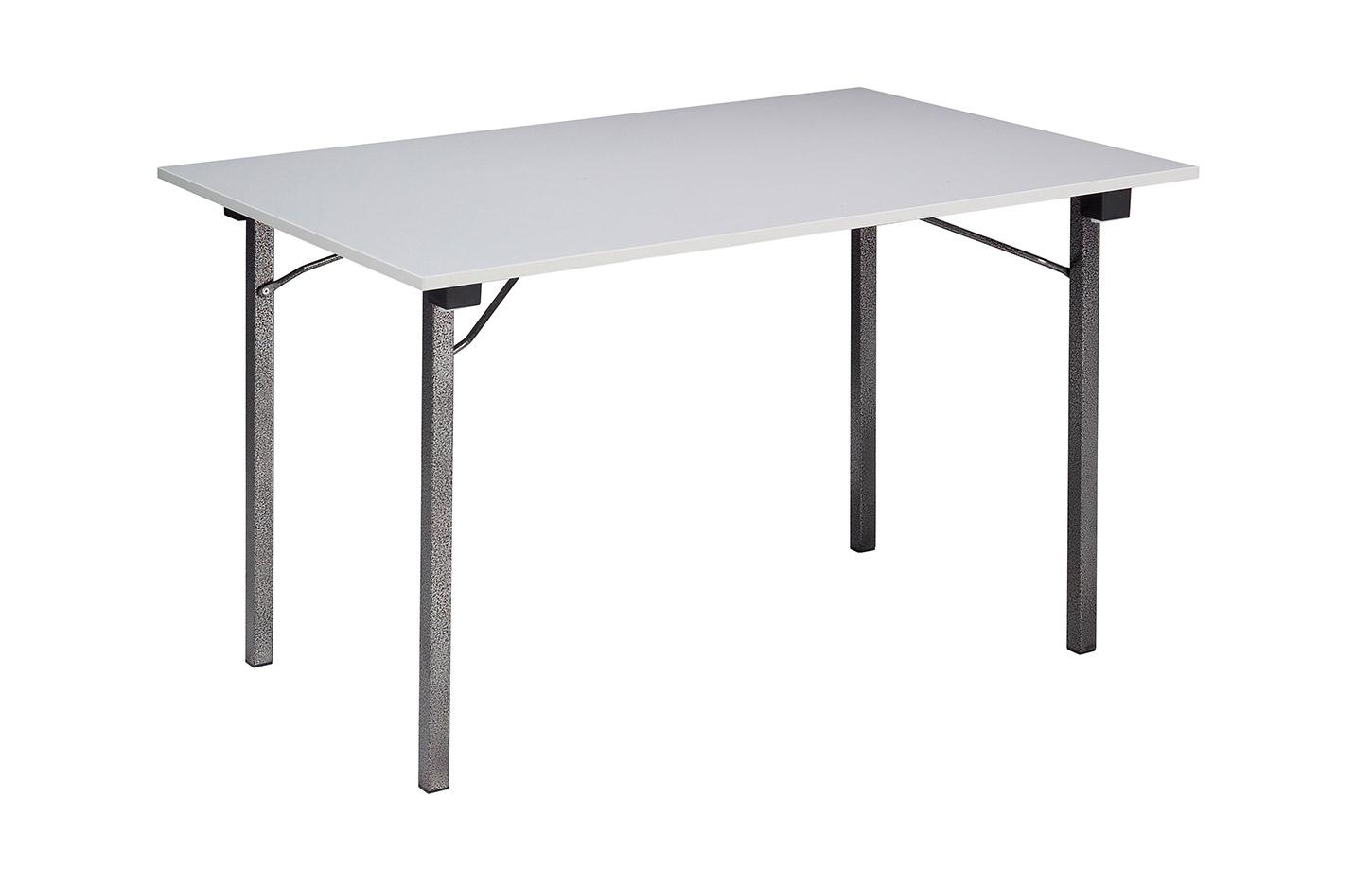 Table pliante plateau mélaminé ou stratifié, table rectangulaire ou ronde, gamme Modèle U - France Bureau