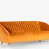 Canapé 2 places contemporain - pieds bois, gamme NATRON | France Bureau 