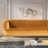 Canapé 2 places contemporain - pieds bois, gamme NATRON | France Bureau 