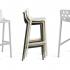 Table et chaise d\'extérieur tabouret empilable, Made in France, gamme Neva - France Bureau