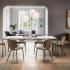 Chaise de cafétéria et tabouret bois ou métal avec coque bois, gamme Nitsi - France Bureau
