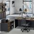 Bureau de direction avec pied panneau - GAMME NIVE - France Bureau