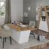 Bureau de direction avec pied panneau - GAMME NIVE - France Bureau