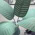 Mobilier acoustique en métal à absorption phonique, gamme Oasis - France Bureau