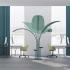 Mobilier acoustique en métal à absorption phonique, gamme Oasis - France Bureau