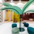 Mobilier acoustique en métal à absorption phonique, gamme Oasis - France Bureau