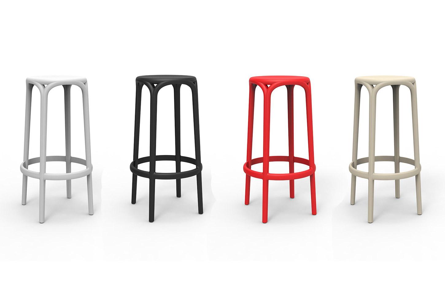 Table et chaise d\'extérieur polypropylène ou plastique, avec ou sans accoudoirs, gamme Odin - France Bureau