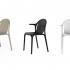 Table et chaise d\'extérieur polypropylène ou plastique, avec ou sans accoudoirs, gamme Odin - France Bureau