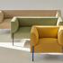 Fauteuil d\'accueil confortable en tissu pieds métal, gamme Oliva fauteuil - France Bureau