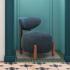 Fauteuil d\'accueil en tissu pour espace de réception et salle d\'attente, gamme Omana - France Bureau