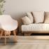 Chaise visiteur avec monocoque blanche en polypropylène et 4 pieds en bois naturel - Gamme Orani - France Bureau