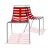 Chaise d\'accueil opaque brillante ou translucide, 4 pieds ou tabourets, gamme Orelle - France Bureau