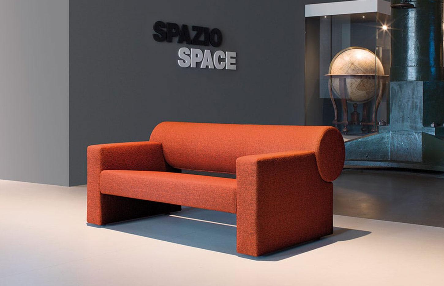 Canapé acoustique 1 ou 2 places mousse acoustique avec tissu, gamme Ortobene - France Bureau