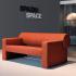 Canapé acoustique 1 ou 2 places mousse acoustique avec tissu, gamme Ortobene - France Bureau