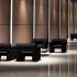 Canapé acoustique 1 ou 2 places mousse acoustique avec tissu, gamme Ortobene - France Bureau