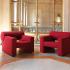 Canapé acoustique 1 ou 2 places mousse acoustique avec tissu, gamme Ortobene - France Bureau