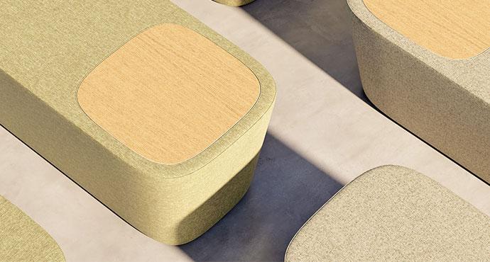 Description Ozarks Pouf d’accueil