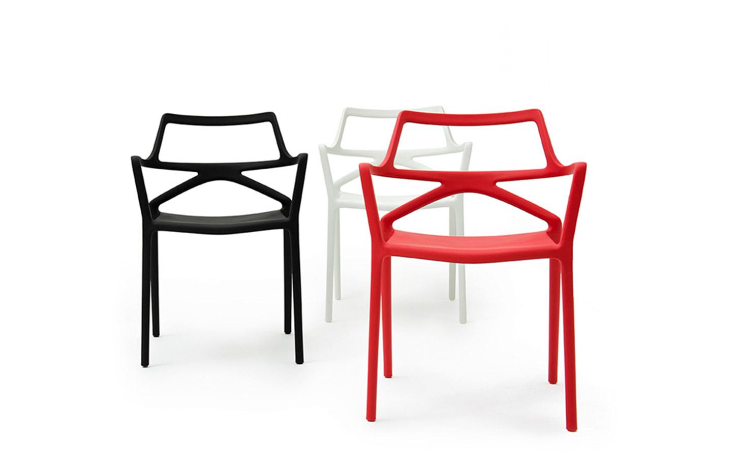 Table et chaise d\'extérieur polypropylène et fibre de verre, gamme Palma - France Bureau