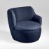 Fauteuil en polyester type bouclette ou velours côtelé avec structure en bois - Gamme Paravani - France bureau