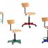 Chaise scolaire 4 pieds ou sur roulettes ou tabouret, gamme Pascal - France Bureau