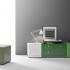 Caisson de bureau à tiroirs en tôle d\'acier de différentes couleurs, gamme Pilat - France Bureau