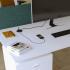 Point de connexion avec Prise courant + USB type C + USB type A et passage de câble - Gamme point de connexion - France Bureau
