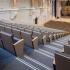 Siège pour amphithéâtre moderne et robuste, gamme Polsa - France Bureau