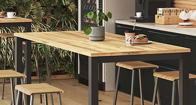 Déclinaisons & tarifs Pradella haute Table de réunion haute