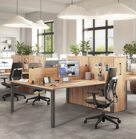 Pradella open-space 2 personnes Bureau