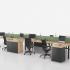 Bureau open-space modulaire individuel ou bench, gamme Pradella - France Bureau