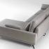 Canapé confortable en tissu pieds métal design, gamme Pradro - France Bureau