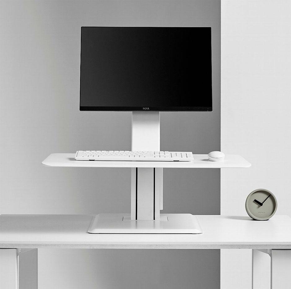 Support écran PC fixation 1 ou 2 écrans, rotation à 180°, gamme Quickstand - France Bureau