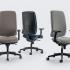 Siège opératif avec assise et dossier rembourrés, accoudoirs réglables et translation d\'assise - Gamme RIBIA - France Bureau	