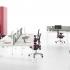 Bureau modulable open-space individuel ou bench avec plateau mélaminé, gamme Roc - France Bureau