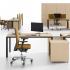 Bureau modulable open-space individuel ou bench avec plateau mélaminé, gamme Roc - France Bureau